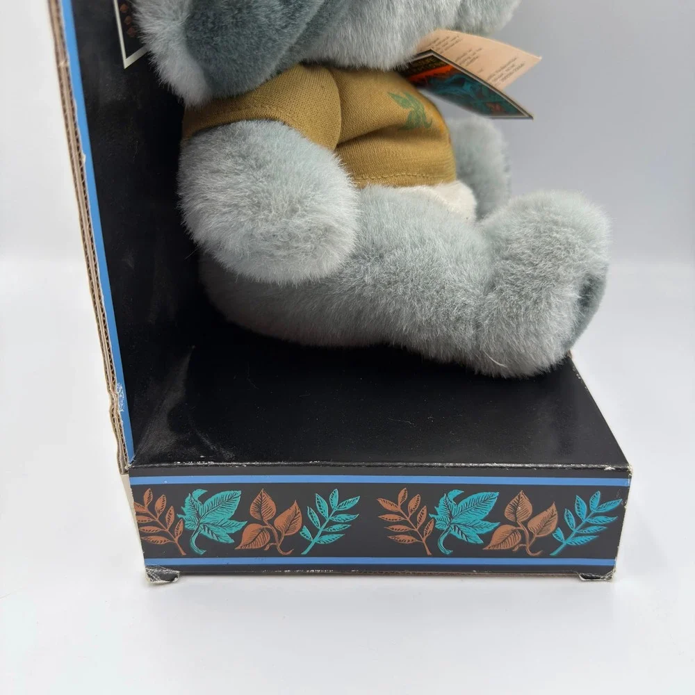 Vintage Dan Dee National Wildlife Federation Elephant Plush Safari Hat Shirt New